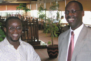 Abdu Simba and Aidan Eyakuze - Project Managers